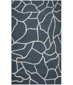 Rizzy Home Bixby Blue BX06BL 7 ft. 9 in. X 9 ft. 9 in. Rectangle Rug