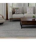 Rizzy Home Bixby Gray BX08GR 5 ft. X 7 ft. 6 in. Rectangle Rug