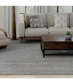 Rizzy Home Bixby Gray BX08GR 5 ft. X 7 ft. 6 in. Rectangle Rug