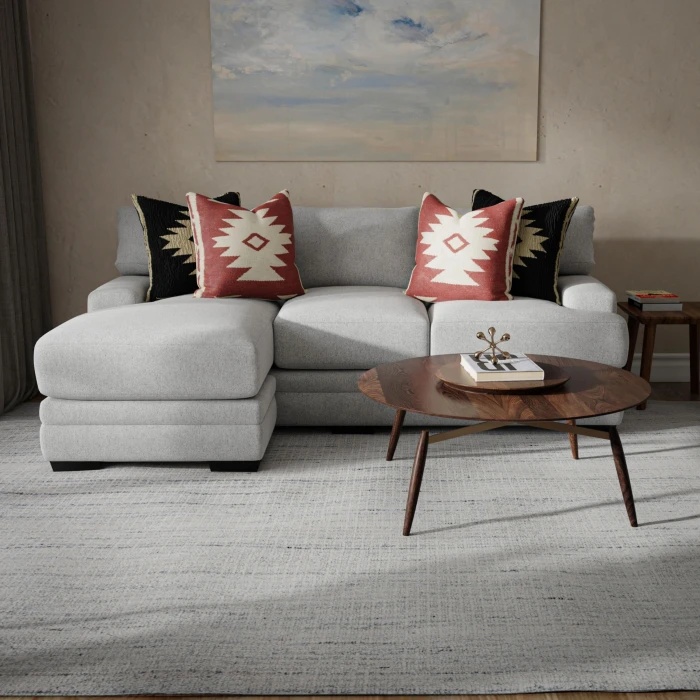 Rizzy Home Bixby Ivory BX08IV 7 ft. 9 in. X 9 ft. 9 in. Rectangle Rug