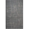 Rizzy Home Bixby Gray BX09GR 5 ft. X 7 ft. 6 in. Rectangle Rug