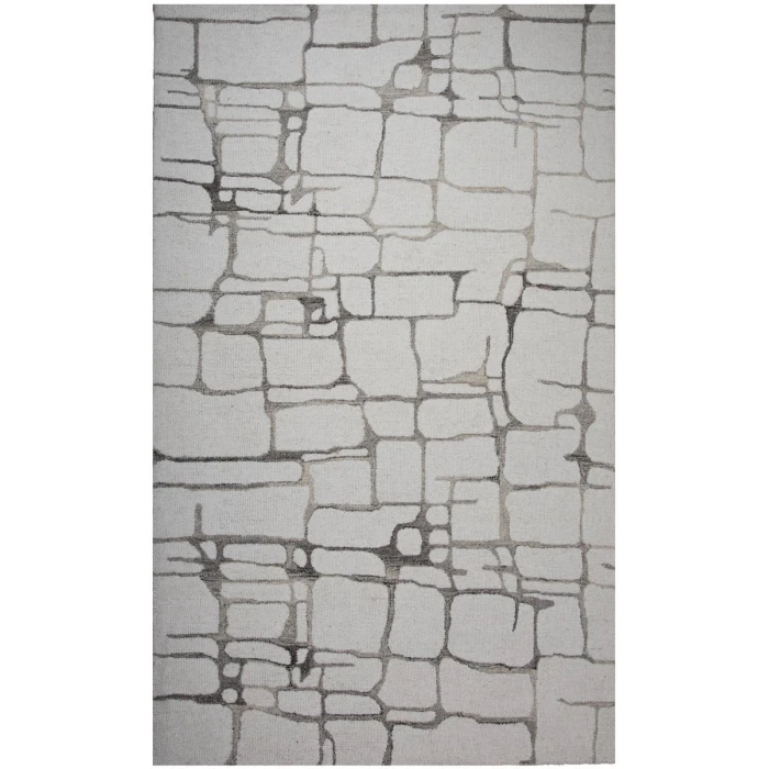 Rizzy Home Bixby Ivory BX09IV 7 ft. 9 in. X 9 ft. 9 in. Rectangle Rug