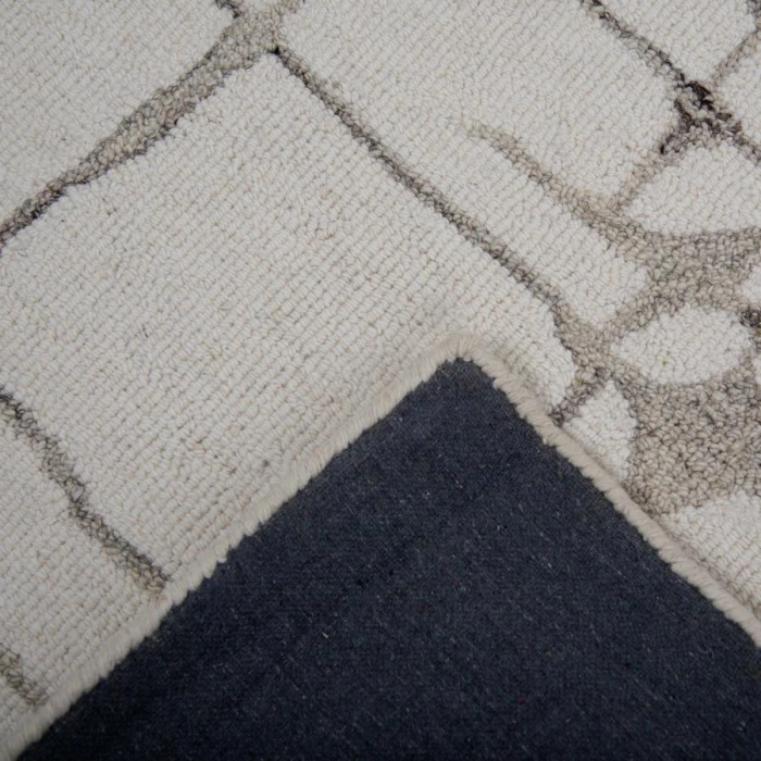Rizzy Home Bixby Ivory BX09IV 7 ft. 9 in. X 9 ft. 9 in. Rectangle Rug
