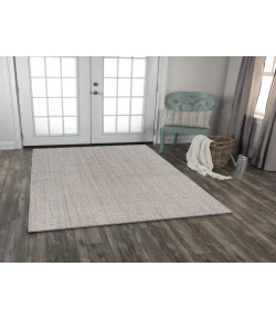 Rizzy Home Cable CBA698 Gray Area Rug 8 ft. 6 in. X 11 ft. 6 in. Rectangle