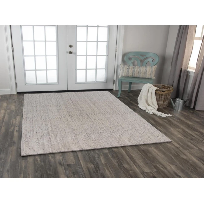 Rizzy Cable CBA698 Gray Area Rug