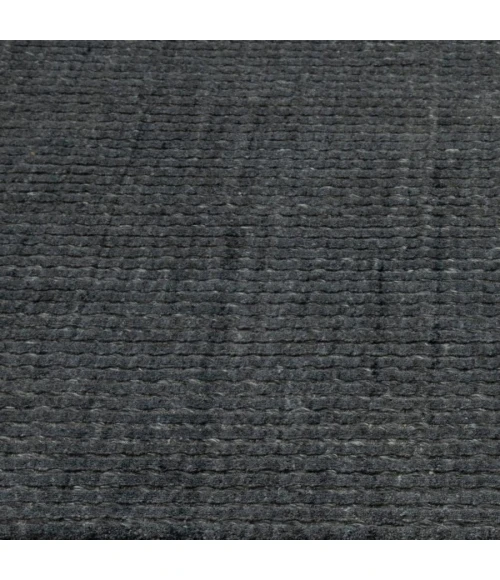 Rizzy Home Cable Charcoal CBA700 5 ft. X 7 ft. 6 in. Rectangle Rug