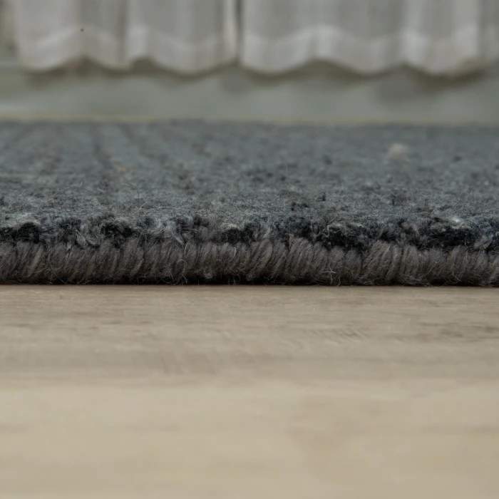 Rizzy Home Cable Charcoal CBA700 7 ft. 6 in. X 9 ft. 6 in. Rectangle Rug