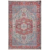Rizzy Home Centra Rust/Blue CET723 8 ft. X 10 ft. Rectangle Rug