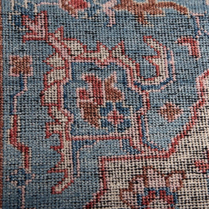 Rizzy Home Centra Rust/Blue CET723 8 ft. X 10 ft. Rectangle Rug
