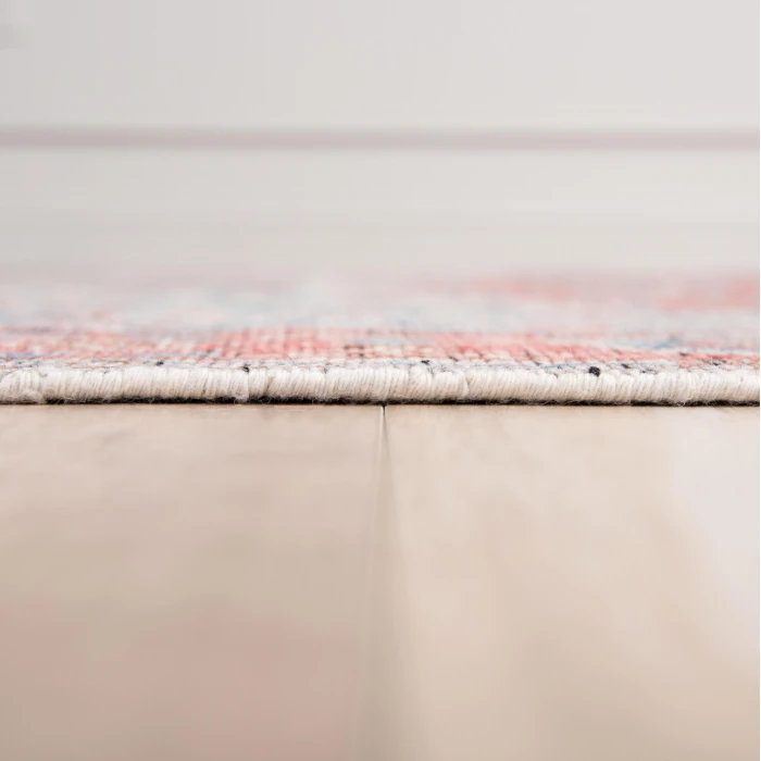 Rizzy Home Centra Rust/Blue CET723 8 ft. X 10 ft. Rectangle Rug