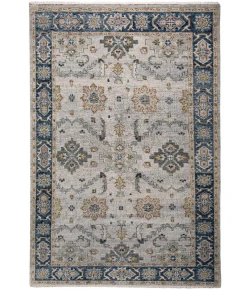 Rizzy Home Centra Gray/Blue CET725 8 ft. X 10 ft. Rectangle Rug