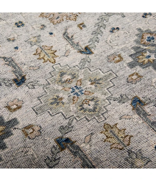 Rizzy Home Centra Gray/Blue CET725 8 ft. X 10 ft. Rectangle Rug