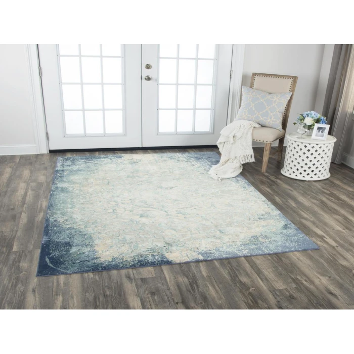 Rizzy Chelsea Area Rug CHS101 5'3" x 7'6" Teal/Blue