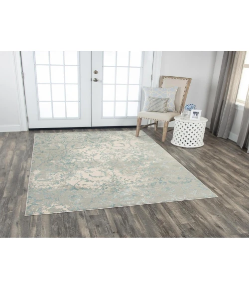 Rizzy Chelsea Area Rug CHS103 7'10" x 9'10" Gray/Blue