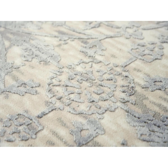 Rizzy Chelsea Area Rug CHS104 3'11" x 5'6" Gray/Cream
