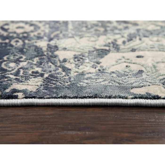 Rizzy Chelsea Area Rug CHS107 3'11" x 5'6" Gray/Teal