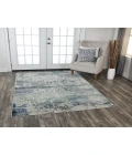 Rizzy Chelsea Area Rug CHS107 3'11" x 5'6" Gray/Teal