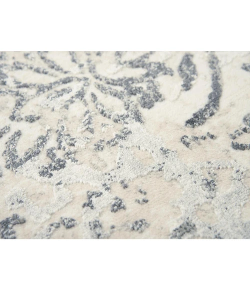 Rizzy Chelsea Area Rug CHS109 3'11" x 5'6" Ceam/Gray