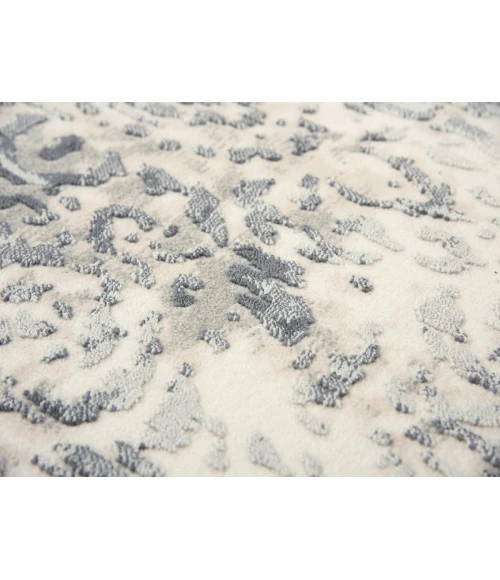 Rizzy Chelsea Area Rug CHS111 7'10" x 9'10" Ceam/Gray