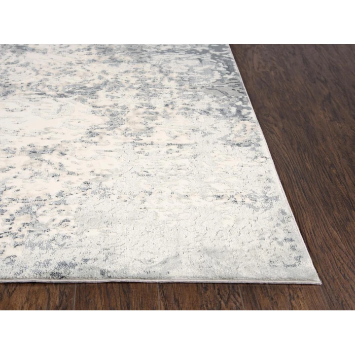 Rizzy Chelsea Area Rug CHS111 3'11" x 5'6" Ceam/Gray