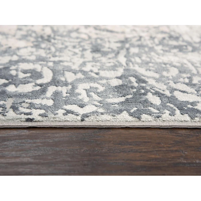 Rizzy Chelsea Area Rug CHS111 3'11" x 5'6" Ceam/Gray