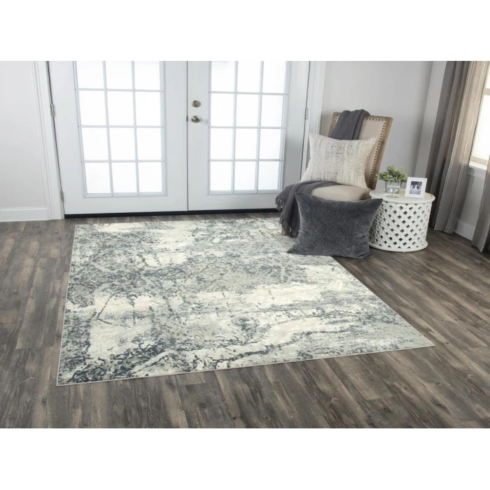 Rizzy Chelsea Area Rug CHS112 5'3" x 7'6" Ceam/Gray