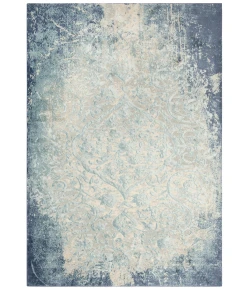 Rizzy Home Chelsea CHS101 Teal / Blue Area Rug 7 ft. 10 in. X 9 ft. 10 in. Rectangle