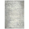 Rizzy Home Chelsea CHS104 Gray / Cream Area Rug 7 ft. 10 in. X 9 ft. 10 in. Rectangle