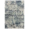 Rizzy Home Chelsea CHS107 Gray / Teal Area Rug 7 ft. 10 in. X 9 ft. 10 in. Rectangle