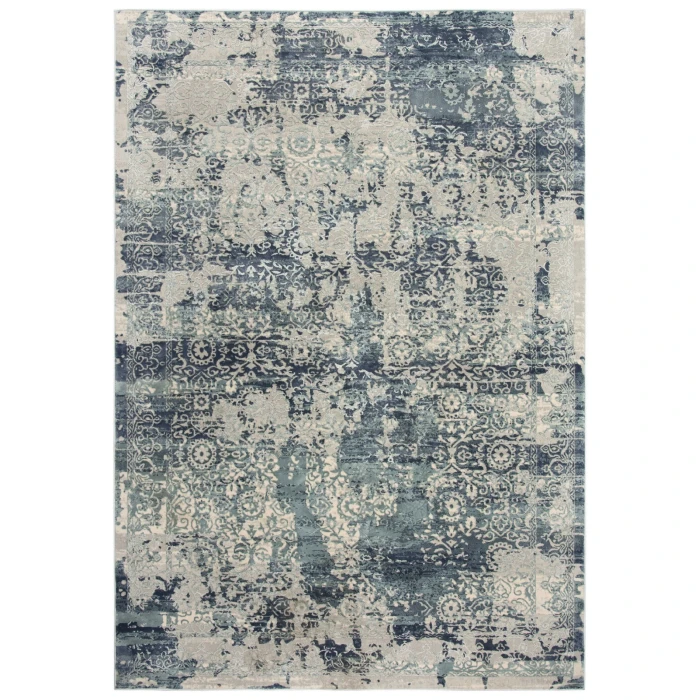 Rizzy Chelsea Area Rug CHS107 3'11" x 5'6" Gray/Teal