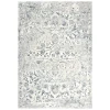 Rizzy Home Chelsea CHS109 Cream / Gray Area Rug 7 ft. 10 in. X 9 ft. 10 in. Rectangle