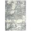 Rizzy Home Chelsea CHS112 Cream / Gray Area Rug 7 ft. 10 in. X 9 ft. 10 in. Rectangle