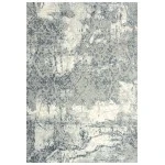 Rizzy Home Chelsea CHS112 Cream / Gray Area Rug 5 ft. 3 in. X 7 ft. 6 in. Rectangle