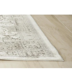 Rizzy Home Calabria CLA796 Neutral Area Rug 6 ft. 7 in. X 9 ft. 6 in. Rectangle