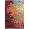 Rizzy Home Connie Post CNP101 Orange Area Rug 5 ft. X 8 ft. Rectangle