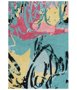 Rizzy Home Connie Post CNP102 Teal Area Rug 5 ft. X 8 ft. Rectangle