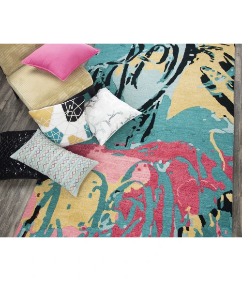 Rizzy Connie Post  Area Rug CNP102 5' x 8' Teal