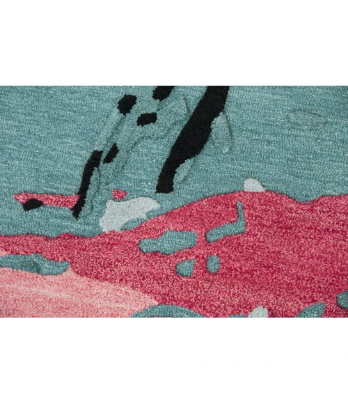 Rizzy Connie Post  Area Rug CNP102 5' x 8' Teal