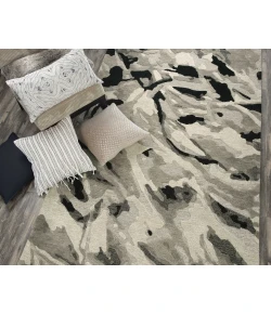 Rizzy Home Connie Post CNP103 Brown / Beige Area Rug 5 ft. X 8 ft. Rectangle