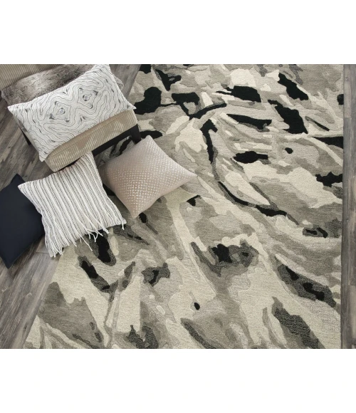Rizzy Connie Post  Area Rug CNP103 5' x 8' Brown/Beige