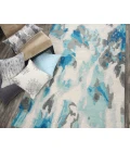 Rizzy Connie Post  Area Rug CNP104 8' x 10' Beige/Blue