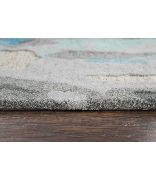 Rizzy Connie Post  Area Rug CNP104 8' x 10' Beige/Blue