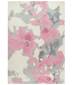 Rizzy Home Connie Post CNP108 Beige / Pink Area Rug 8 ft. X 10 ft. Rectangle