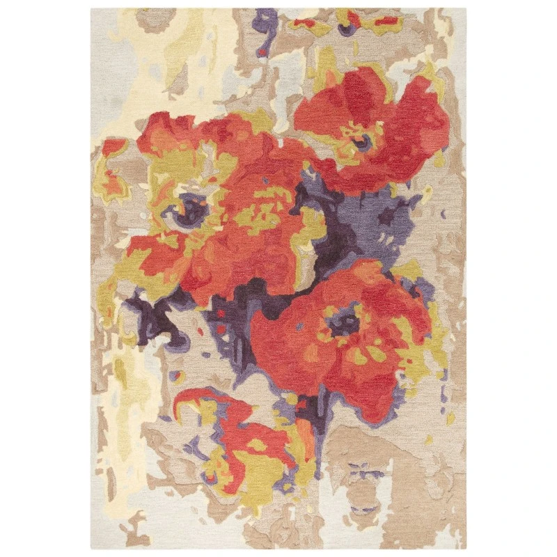 Rizzy Connie Post  Area Rug CNP111 8' x 10' Orange/Beige