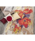 Rizzy Connie Post  Area Rug CNP111 8' x 10' Orange/Beige