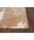 Rizzy Connie Post  Area Rug CNP111 8' x 10' Orange/Beige