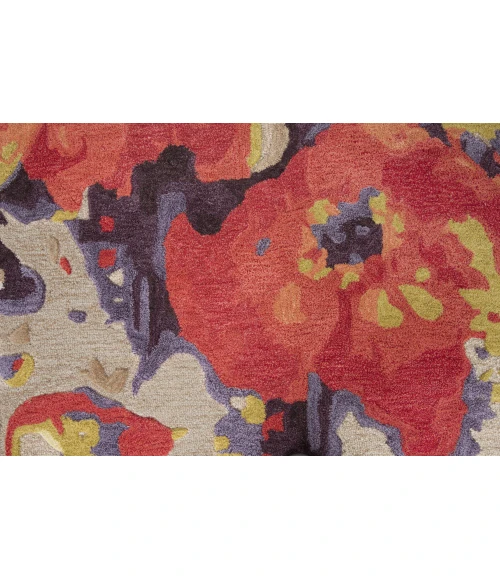 Rizzy Connie Post  Area Rug CNP111 8' x 10' Orange/Beige