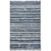 Rizzy Home Capri CPI105 Ivory / Blue Area Rug 5 ft. X 7 ft. 6 in. Rectangle