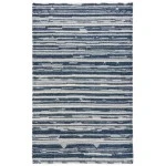 Rizzy Home Capri CPI105 Ivory / Blue Area Rug 7 ft. 6 in. X 9 ft. 6 in. Rectangle