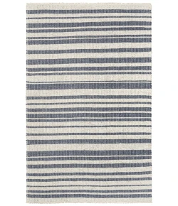 Rizzy Home Capri CPI107 Ivory / Blue Area Rug 7 ft. 6 in. X 9 ft. 6 in. Rectangle
